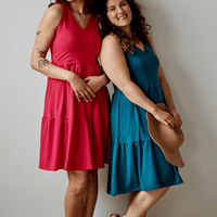 Robe à fronces - azur