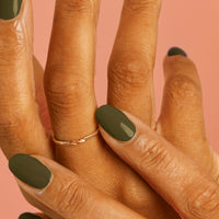 Vernis à ongles - la route verte