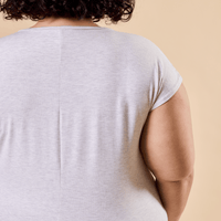 Tunique à fente brume