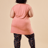 Tunique à fente corail