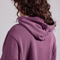 Haut douillet à capuchon - figue