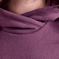 Haut douillet à capuchon - figue