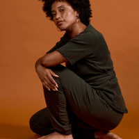 Haut cache-cœur avec ceinture