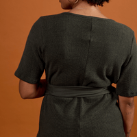 Haut cache-cœur avec ceinture