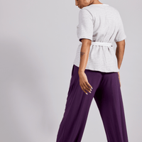 Haut cache-cœur avec ceinture