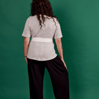 Haut cache-cœur avec ceinture