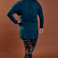 Tunique cache-cœur - émeraude