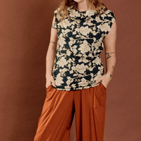 Haut col drapé - opulence