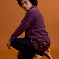 haut en sherpa avec manches longue et poches