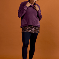 haut en sherpa avec manches longue et poches