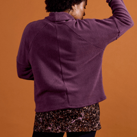 haut en sherpa avec manches longue et poches