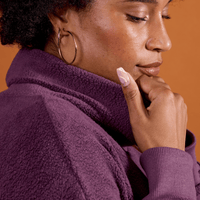 haut en sherpa avec manches longue et poches