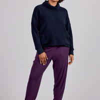 haut en sherpa avec manches longues et poches