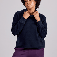 haut en sherpa avec manches longues et poches