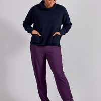 haut en sherpa avec manches longues et poches