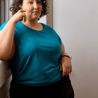 T-shirt décontracté - azur