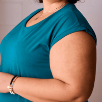 T-shirt décontracté - azur