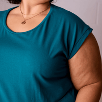 T-shirt décontracté - azur