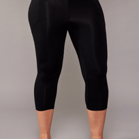 Legging capri naturel - noir