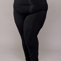 Legging naturel - noir