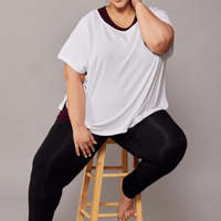 Legging naturel - noir