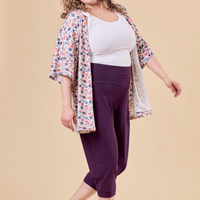 Jogger capri améthyste