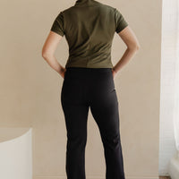 Pantalon habillé 3/4 - noir