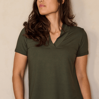 Polo à manches courtes - romarin