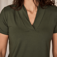 Polo à manches courtes - romarin