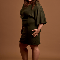 Robe avec manches kimono romarin