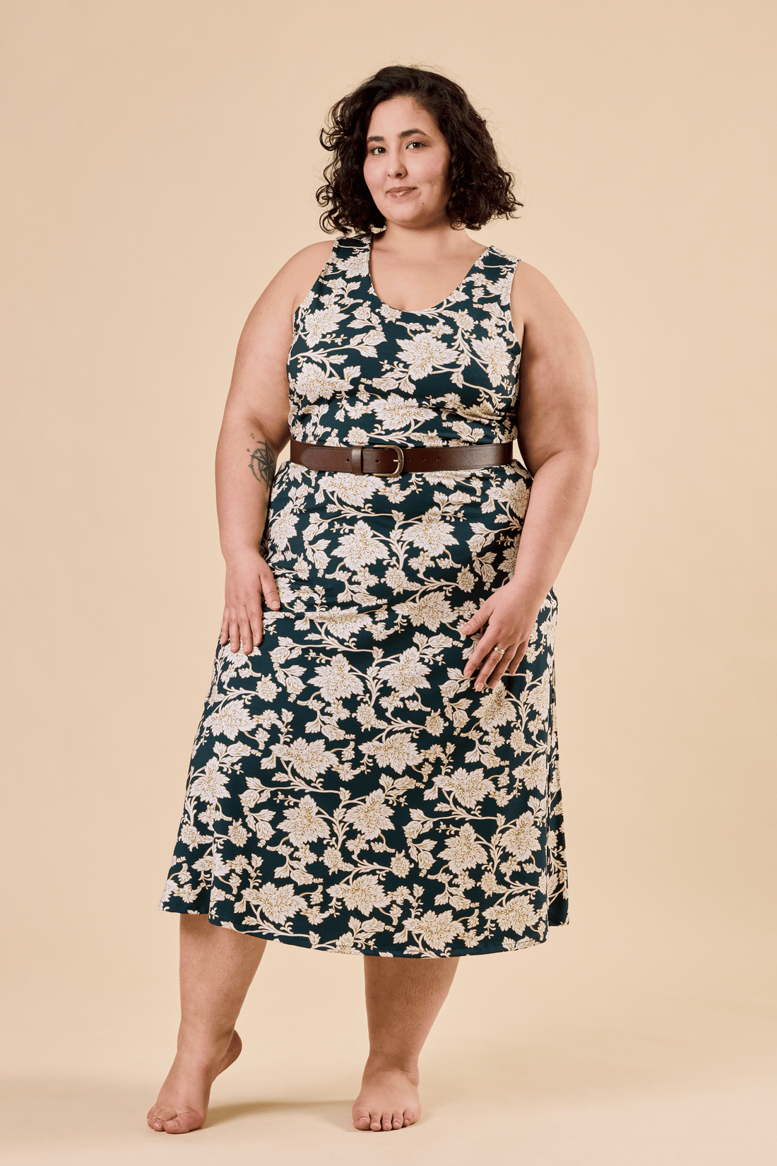 Robe longue à dos ouvert opulence