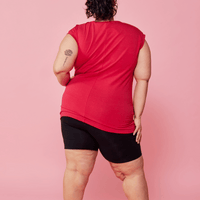 T-shirt décontracté - cerise