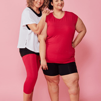 T-shirt décontracté - cerise