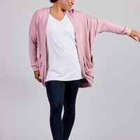 veste cocon de couleur Lotus