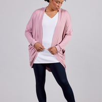 veste cocon de couleur Lotus