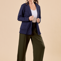 Veston effet lin minuit