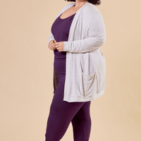 Veste légère avec poches brume