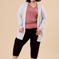 Veste légère avec poches brume