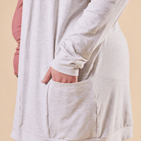 Veste légère avec poches brume