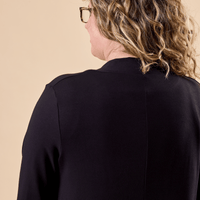 Veste légère avec poches noire