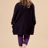 Veste légère avec poches noire