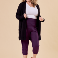 Veste légère avec poches noire