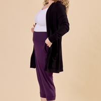 Veste légère avec poches noire