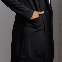 Veston long style redingote