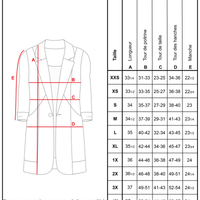 Veston long style redingote