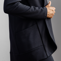 Veston souple avec poches- noir