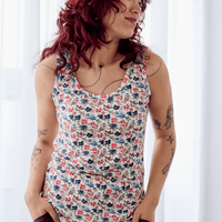 Camisole décontractée - floraison