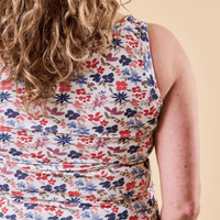 Camisole décontractée - floraison