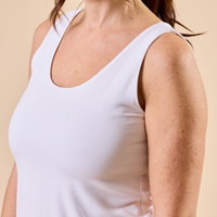 Camisole doublée - blanc