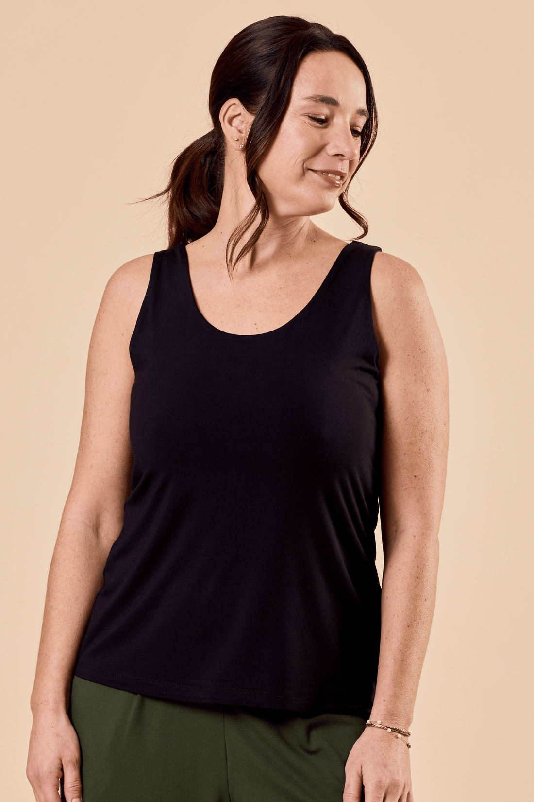 Camisole doublée - noir